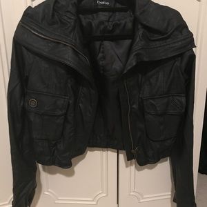 Bebe leather jacket size S